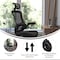 Flash Furniture Black Mesh High Back Task Chair with Roller Wheels BL-X-5H-RLB-GG - alternate 6
